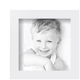 thumbnail image 2 of ArtToFrames 5" x 5" Contemporary White Picture Frame, 5x5 inch White Wood Poster Frame (WOM-4731),  Pack, 2 of 7