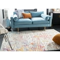 thumbnail image 3 of SAFAVIEH Madison Xanthia Vintage Abstract Area Rug, Light Blue/Orange, 2'2" x 4', 3 of 8