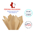 thumbnail image 2 of Desert Tan Tissue Paper Squares, Bulk 24 Sheets, Presents by Feronia packaging, Made In USA Large 20 Inch x 30 Inch, 2 of 13