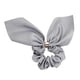 thumbnail image 2 of Tela de lazos para el cabello, bandas elásticas con lazo, bandas elásticas, soporte para cola de caballo, cabello gris Hugo Scrunchie de arco sólido para mujer, 2 of 7