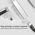 thumbnail image 3 of NARABB 4 In 1 USB C Hub USB Docking Station Alloy With 100Mbps Ethernet Ports + 3 USB 3.0 Ports Works For And M-a-c Laptop, 3 of 9