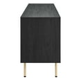 thumbnail image 3 of Console Entry Table Sideboard Cabinet, Black, Wood, Living Kitchen Cafe Bistro Hospitality Restaurant, Modern Contemporary HB34517, 3 of 9