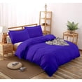thumbnail image 2 of 400 Thread Count 100% Egyptian Cotton 1 Piece Duvet Cover with Zipper Closure & Corner Oversized King 1 Pc Duvet Cover Color Royal Blue Solid, 2 of 5