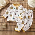 thumbnail image 2 of TOWED22 Toddler Clothes for Baby Girls Cute Long Sleeve Sweatshirt and Pants Warm Fall Winter Outfits 2pcs Set(Yellow,7-8 Y), 2 of 5