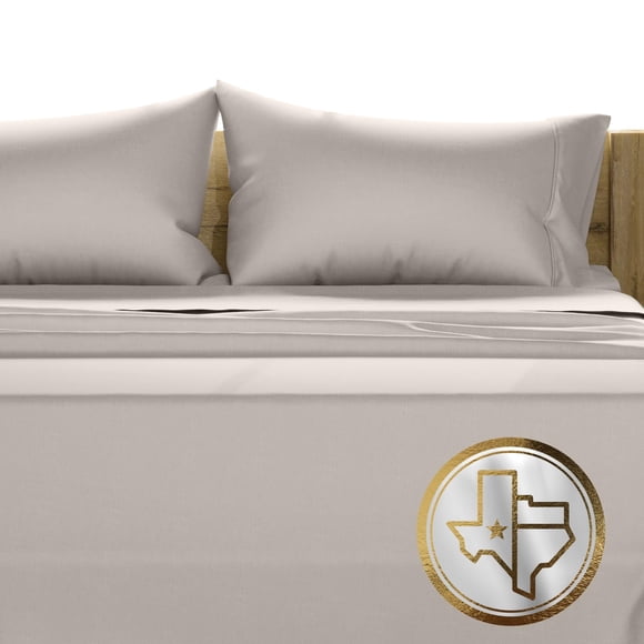 Texas Linen Co. 100% Egyptian Cotton Sheets California King Size - 1500 Thread Count 4 PC Cal King Sheets Egyptian Cotton Soft Cooling Sateen Sheets High Thread Count Sheets California King - Beige