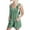 Green, variant on Juslio Shorts for Girls Breathable Solid Jumpsuits Rompers Casual Elastic Waist Shorts Sizes 5