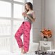 thumbnail image 5 of Balery Leopard Print Pantalones de pijama para mujer, pijamas ultraligeros, pantalones de estar por casa-Small, 5 of 6