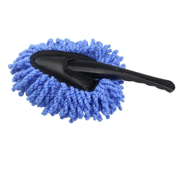 Trapeador de Coche, Plumero de Cera para Salpicadero, Cepillo para detalla de Coche, Cepillo de Cera para Coche, Cepillo de Microfibra para Arañazos en El Salpicadero, Cepillo