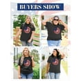 thumbnail image 5 of XCHQRTI USA Flower Tshirt Women Plus Size Graphic T-Shirt 4th of July Short Sleeve Top, 5 of 10
