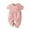 Pink, variant on MZXELPRJD Baby Knit Romper Ruffle Trim Boys Clothing Set Solid Color Romper 6-9 Months Casual Everyday Wear Girls Dance Outfits Little Boy Outfits Boys Clothes Size 3-4 Toddler Outfits