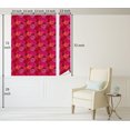 thumbnail image 5 of Ambesonne, Rose Pattern Peel & Stick Wallpaper for Home, Flowers Spring Boho, 13"x72", Hot Pink Coral Maroon, 5 of 5