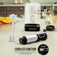 thumbnail image 4 of OVENTE Electric Cordless Immersion Hand Blender, 8-Mixing Speed, Rechargeable, New- Black HR981B, 4 of 9