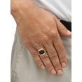 thumbnail image 3 of PalmBeach Jewelry Men's 7.61 TCW Cushion-Cut Created Red Ruby or Blue Sapphire and Diamond Ring Yellow Gold-Plated, 3 of 6