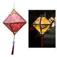 thumbnail image 3 of Linterna de material de decoraciones portátiles Juguete luminoso Borla antigua Lámpara de lámpara china de creativa para vacaciones B shamjiam Lampara de papel, 3 of 5