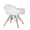 thumbnail image 4 of Heavenly Collection Bucket Armchair with Wood legs, 4 of 9