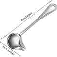 thumbnail image 2 of Small Ladle Gravy Ladle Drizzle Spoon 18/10 Stainless Steel Saucier Sauce Soup Spoon For Spooning Gravies And Sauces, 2 of 4