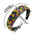 thumbnail image 4 of Landzoo One Elegant Wide Headband Wide Edge Hair For Party Wedding Formal Events Soft Stylish Basic Heardband, 4 of 4