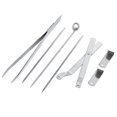 thumbnail image 1 of Kit de cuchillos de herramienta de capón de pollo de acero inoxidable, instrumento veterinario para aves de corral, 1 of 9
