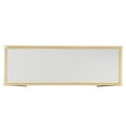 thumbnail image 6 of Weston Home Ditmas Gold Finish Peony and Ginkgo Console Table with Mirror Top, 6 of 8