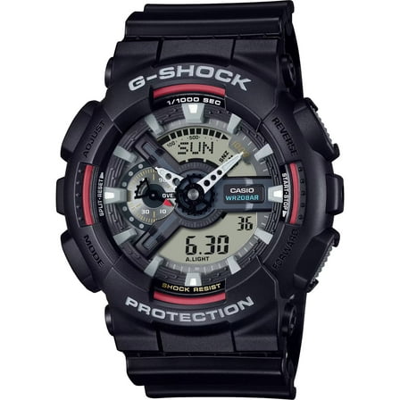 Casio GA110RL-1A Men's G-Shock Black and Grey Ana-Digi Dial Watch