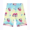 thumbnail image 4 of Beilxfa Little Girls Cartoon Short Sets Summer 2 Piece Outfits Toddler Teen Girl Top T-shirt and Shorts Pjs 3-10T-Unicorn, 4 of 9