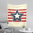 thumbnail image 3 of ZNDUO Rock American Stars Flag Pattern Wall Tapestry, Tapestries for Living Room Bedroom Dorm Classroom Office Decor 60x51 Inch, 3 of 8