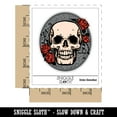 thumbnail image 2 of Skull and Roses Flowers Bones Car Window Bumper Water Bottle Phone Tablet Laptop Waterproof Vinyl Decal Sticker Set 5-Pack - Gloss Finish - 3.0", 2 of 7