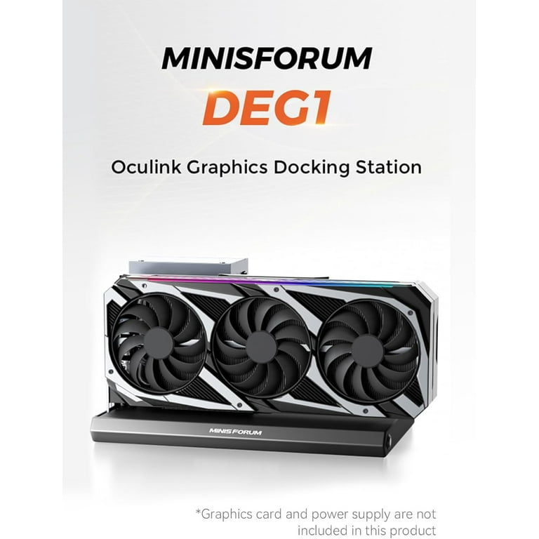 MINISFORUM DEG1 GPU Oculink Docking Station for RTX 4090,RX 7900