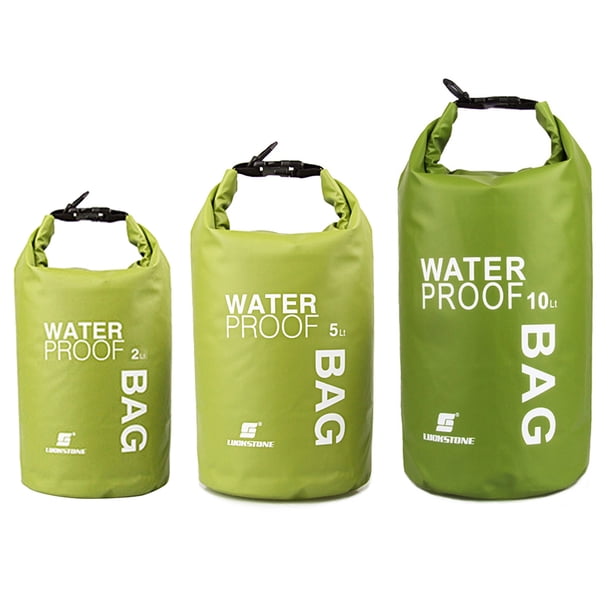 Bolsa Seca De Almacenamiento Bolsa impermeable de PVC 3 uds 2L 5L 10L bolsa de natación al aire libre almacenamiento de buceo bolsas secas Tmvgtek Libre de BPA