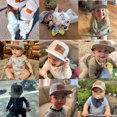 thumbnail image 3 of KAINSY Custom Name Baby Baseball Cap - Personalized Infant Trucker Hat with Leather Patch Toddler Flat Bill Hat for Boys Ball Hat for Baby Kids Adult(Small), 3 of 8