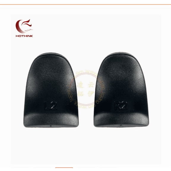 L2 R2 Trigger Extenders 1 Pair Black Controller Button Extension Racing Game Mod Accessories for PS Controller Enhanced Throttle Feel