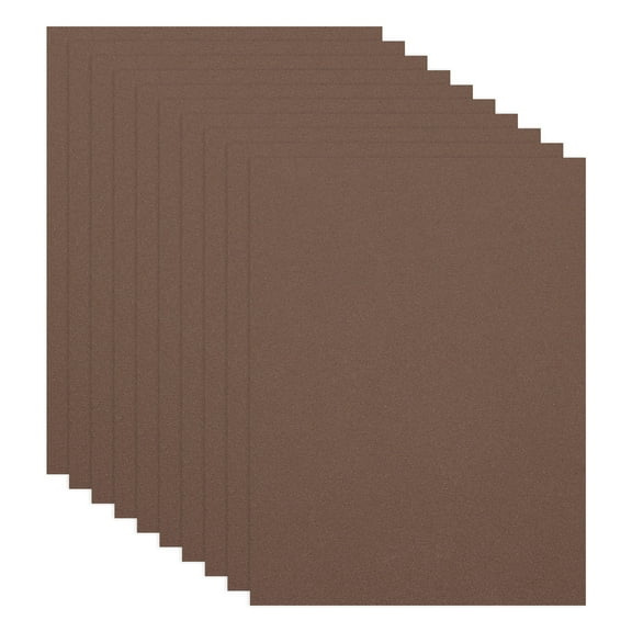 Uxcell 10 Pcs Coffee EVA Foam Sheets, 11.8 x 7.87 Inches 1mm Thick Foam Sheets for Crafts