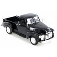 thumbnail image 2 of Diecast Car w/Trailer - 1953 Chevy 3100 Pick Up Truck, Black - Welly 22087/4D - 1/24 Scale Diecast Model Toy Car, 2 of 3