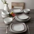 thumbnail image 4 of Noritake Colorscapes Layers Canyon 12-Piece Square Dinnerware Set, Service for 4, 4 of 7