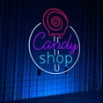 thumbnail image 2 of Glowneon Candy Shop Neon Sign, Candy Shop Sign, Lights Sign for Store, 2 of 4