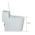 thumbnail image 3 of WinZo WZ5080S One Piece Toilet With 10" Rough-in Comfortable  Height Dual Flush 1.1/1.5 GPF,White, 3 of 5