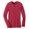 thumbnail image 5 of Yellow Rooster Women's Concept Stretch Button Front Cardigan Rich Red S, 5 of 6