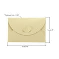 thumbnail image 2 of Unique Bargains Enveloppes Mini avec Fermoir Cœur, Rangement, Beige, 50 Unités, 2 of 5