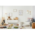 thumbnail image 4 of KC Cubs Boy & Girl Modern Decor Multicolor Area Rug and Carpet Collection for Kids, Toddlers and Baby Nursery, Animal Friends in Outer Space, 4 of 7
