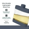 thumbnail image 3 of DUALIE 6 oz Hip Flask for Liquor - Undetectable Shatterproof Alcohol Flasks with Clear Tritan Plastic and Silicone Grip - Flask Gift for Men & Women - Navy, 3 of 6