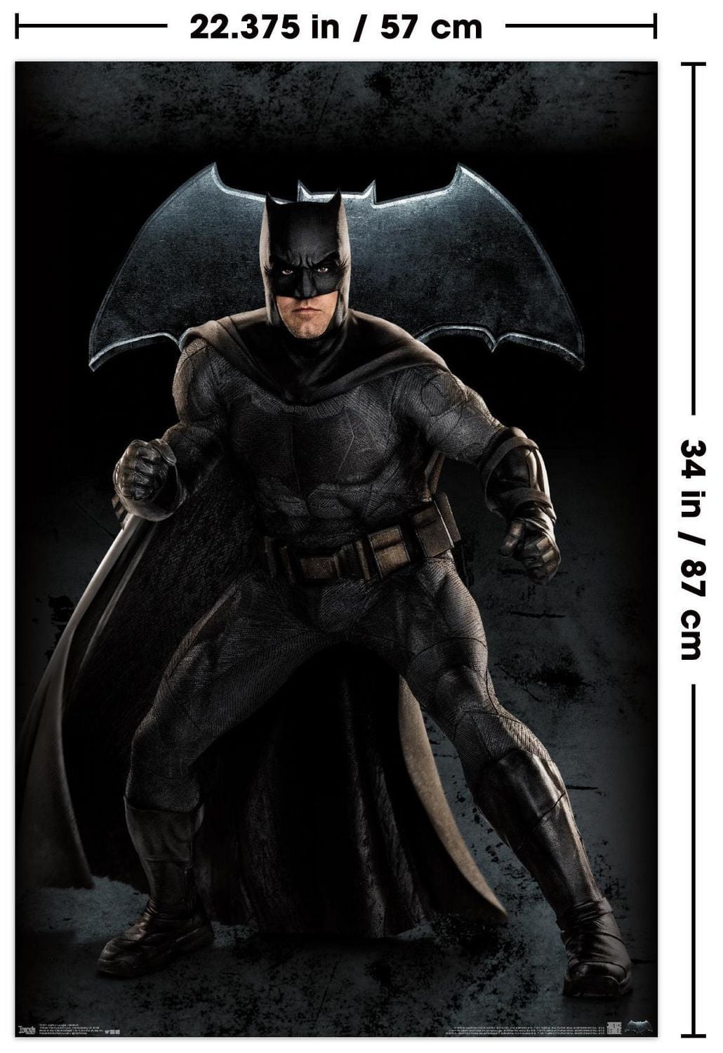 DC Comics Movie Justice League - Batman Wall Poster, 22.375" x 34"
