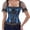 Light Blue, variant on Grebrafan Corset Gothic Punk Bustier Women Off Shoulder Rose L