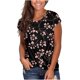 thumbnail image 1 of Camisetas de manga corta de verano para mujer, blusa informal con cuello redondo y estampado frontal Fridja  bn3336, 1 of 9