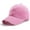 Pink, variant on Pxiakgy Unisex Baseball Cap 100% Cotton Fits Men Women Washed Denim Adjustable Dad Hat Solid Hat Casual Cap Uni Children Adjustable Caps Brown One Size