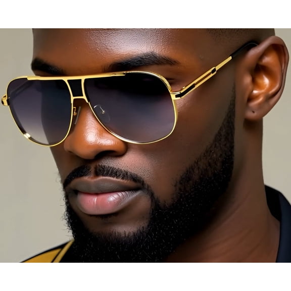 Style Men's Pilot Sunglasses Outdoor Driving Sun Glasses Aviator Eyewear Lentes