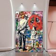 thumbnail image 3 of Cuadro mural estilo graffiti de Banksy, 40 x 60 cm, 3 of 4