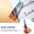 thumbnail image 3 of Colorful Natural Fluorite Quartz Crystal Wand Point Stone Gifts Healing A4A9, 3 of 10