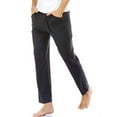 thumbnail image 3 of Frontwalk Mens Pajama Pants Elastic Waist Pj Bottoms Solid Color Sleepwear Sleep Lightweight Trousers Straight Leg Pant Dark Gray XXL, 3 of 3