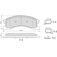 thumbnail image 5 of Winstop Brake Pad Set, Front WS.0945.0.M, Jeep Grand Cherokee 2004-1999, 5 of 5