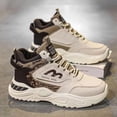 thumbnail image 2 of Men'S Teen High-Top Dad Sneakers 2025 New Arrival | Summer Breathable Versatile Shoes, Mens Shoes for Running & Casual, Upper & Sole, PVC Inner, Cloth Insole, 2 of 4
